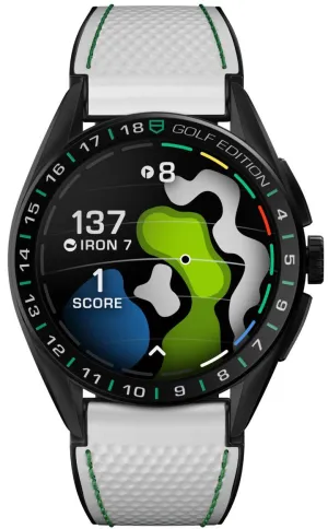 TH Watch Connected Calibre E4 45 Golf Edition Rubber