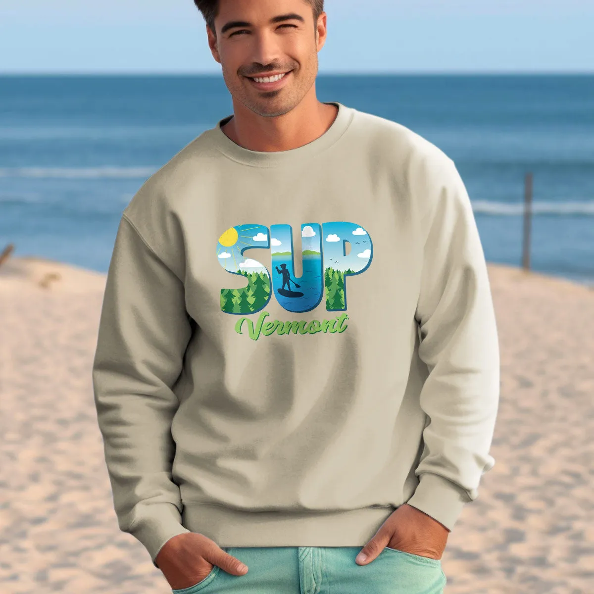 Vermont SUP Stand Up Paddleboard Sweatshirt Adult Unisex S-XXL