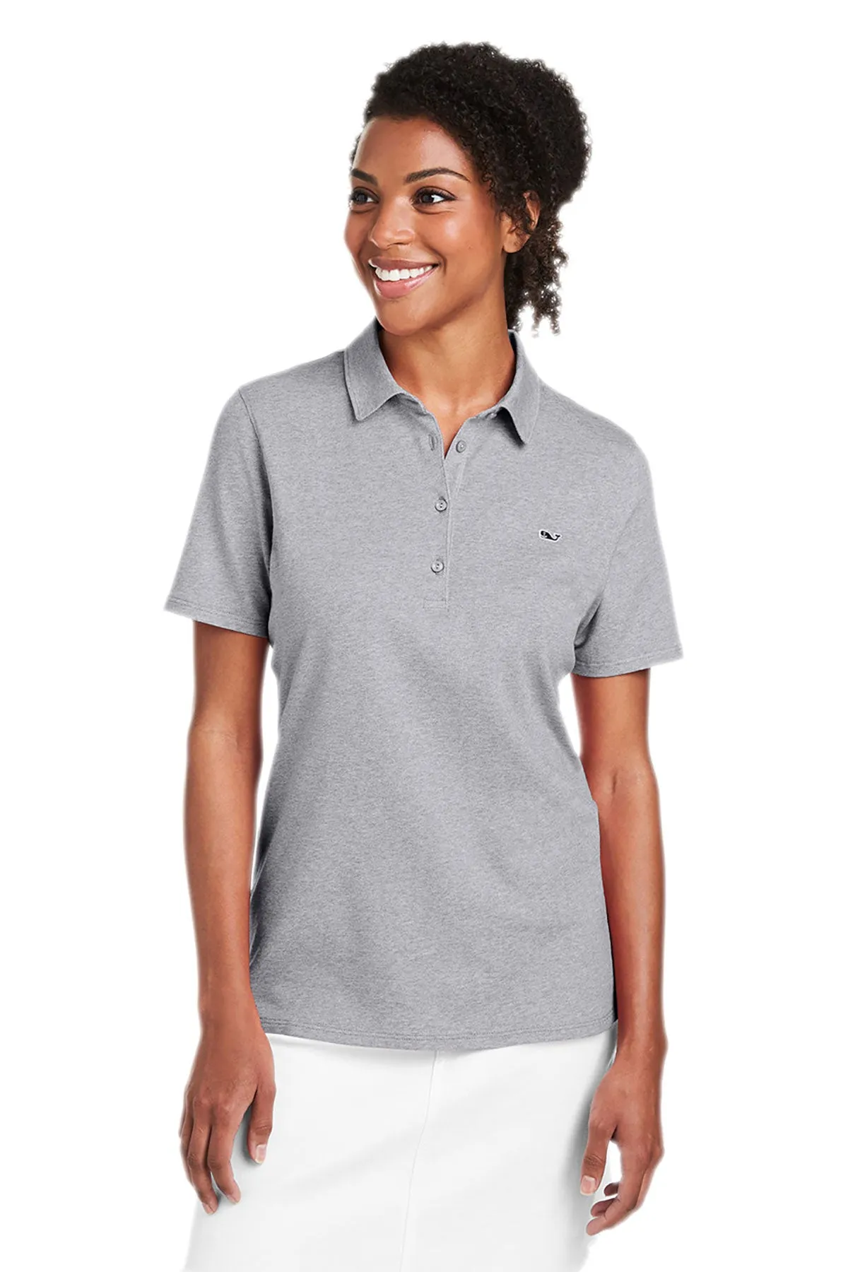 Vineyard Vines Custom Ladies Piqué Short-Sleeve Polos, Barracuda