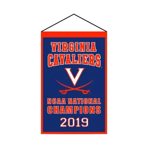 Virginia Cavaliers 2019 NCAA Men's Basketball National Champions Wool Banner