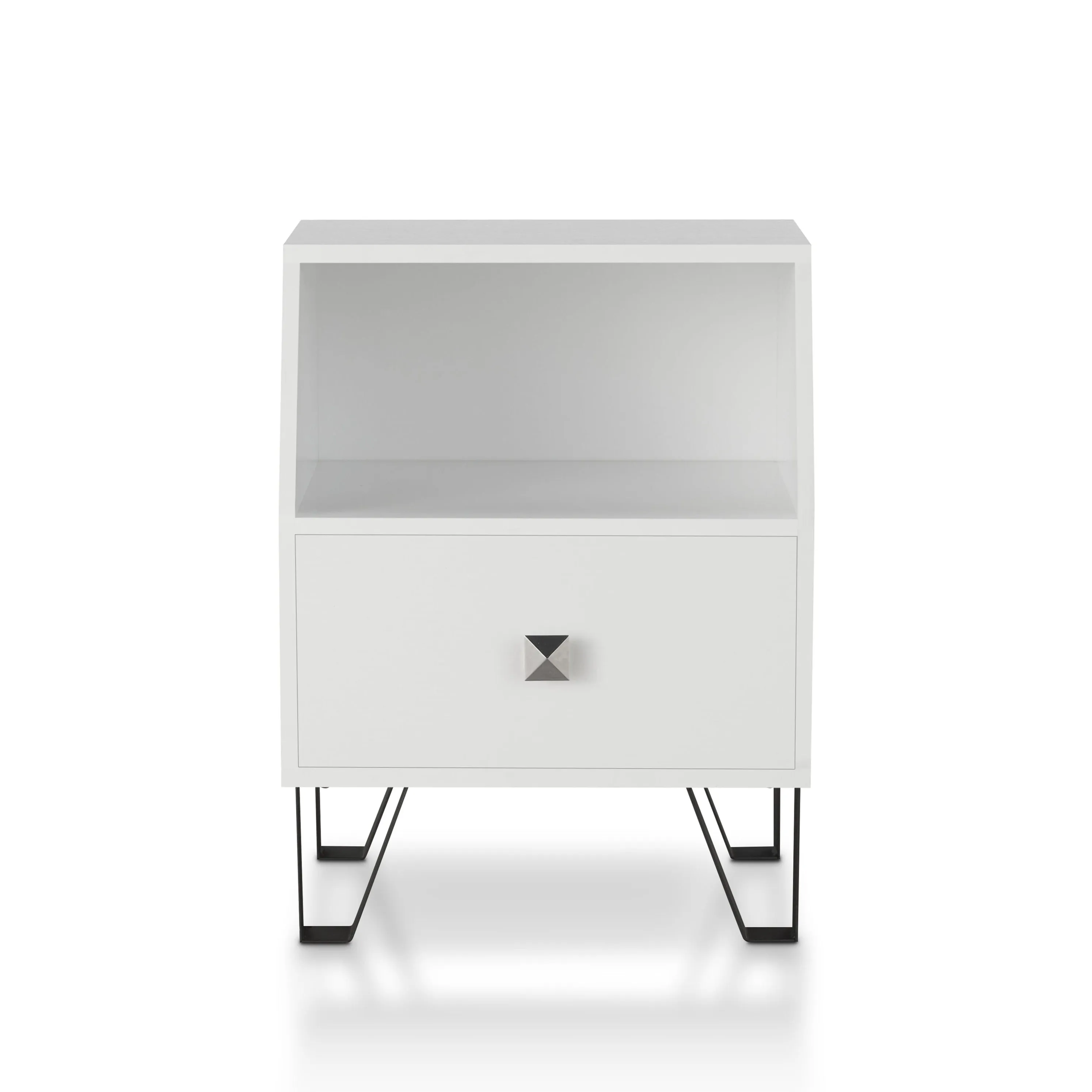 Wofford Contemporary Single-Drawer Side Table