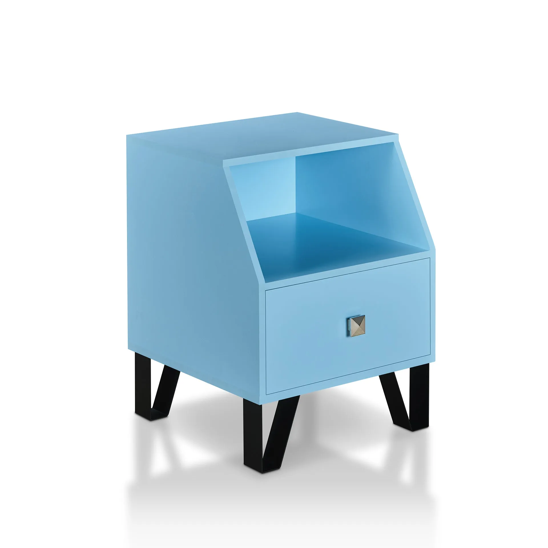 Wofford Contemporary Single-Drawer Side Table