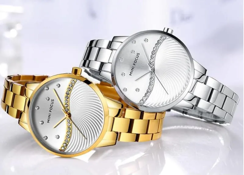 Women's Crystal Wave Multicolor Watches