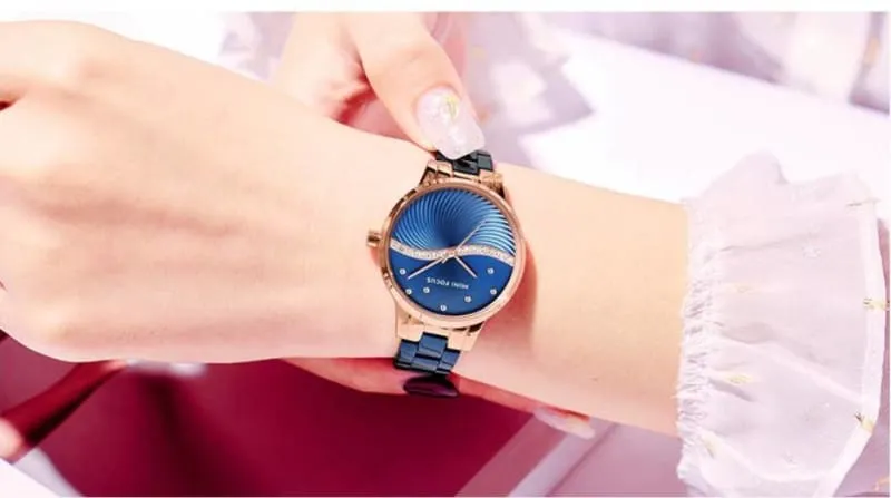 Women's Crystal Wave Multicolor Watches