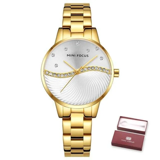 Women's Crystal Wave Multicolor Watches