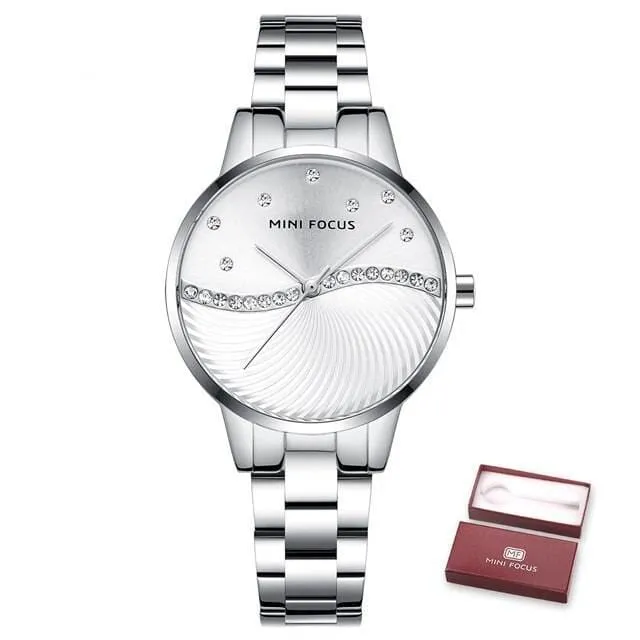 Women's Crystal Wave Multicolor Watches