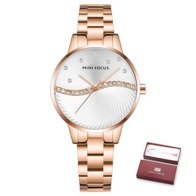 Women's Crystal Wave Multicolor Watches