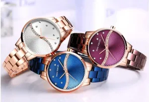 Women's Crystal Wave Multicolor Watches