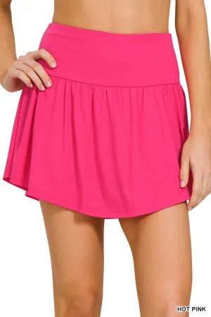 Zenana Tennis Skirt with Shorts